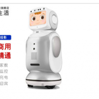 sample elf large intelligent robot commercial welcome projection publicity monitoring voice call sec