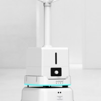 Intelligent atomizing disinfection machine killing robot